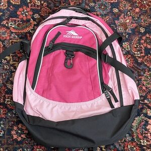 NWT High Sierra Backpack/ Bookbag/ School. Pink and Black.